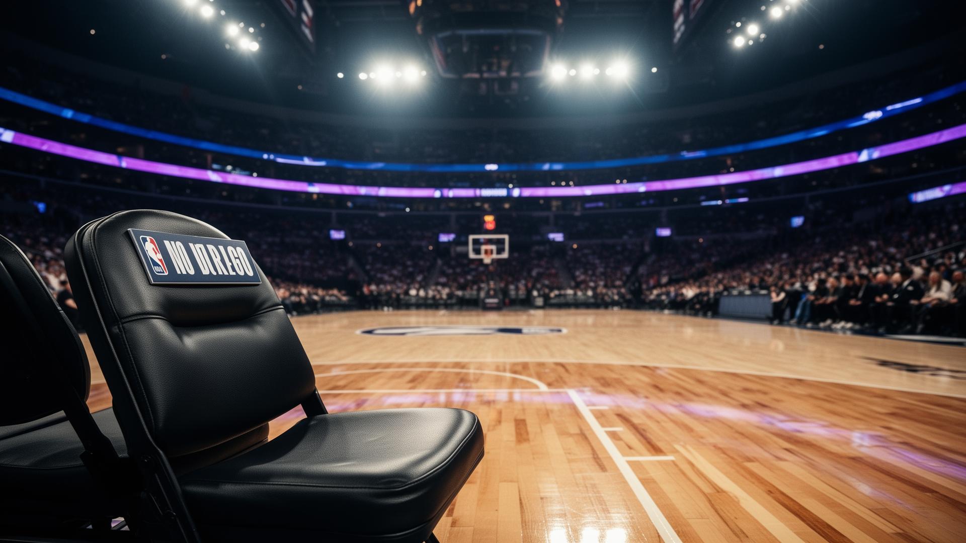 Editorial image representing Courtside Seats
